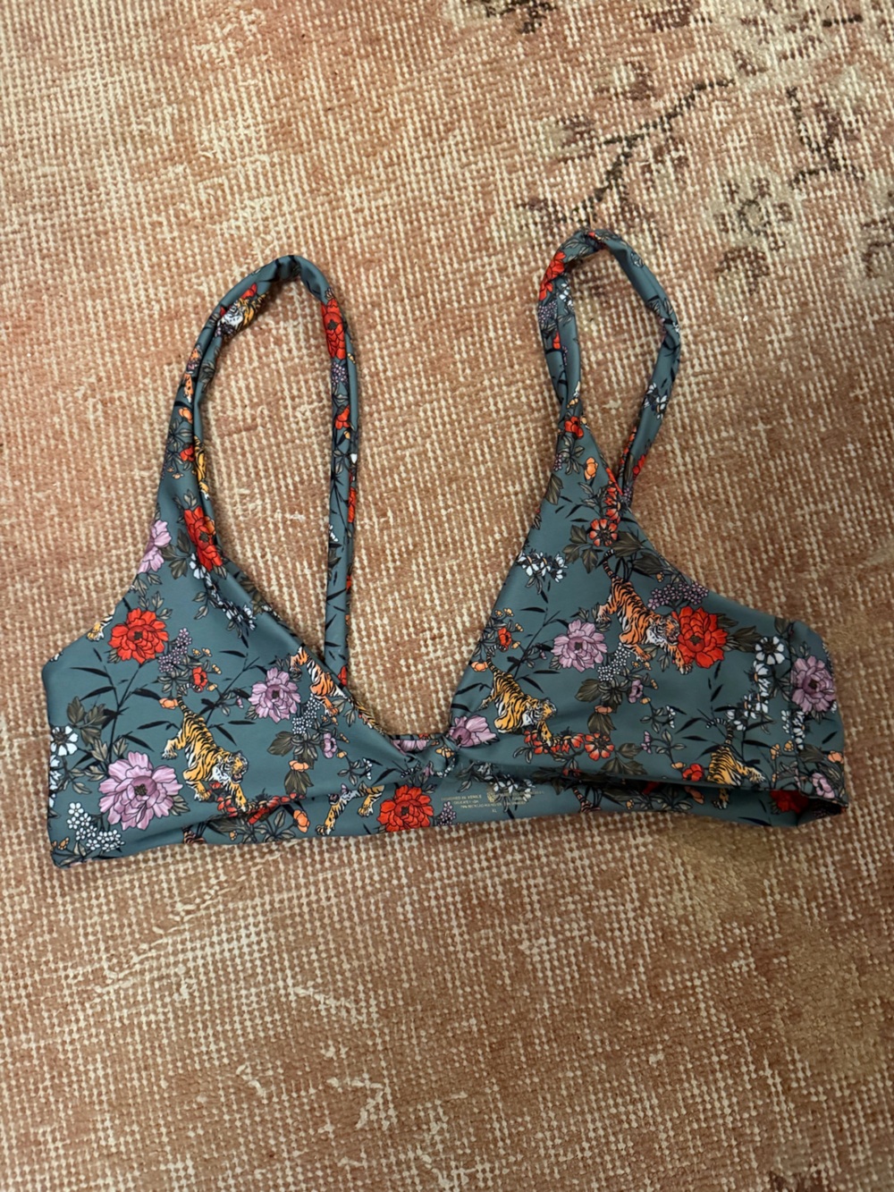 Skatie Floral Tiger Print Bikini Too